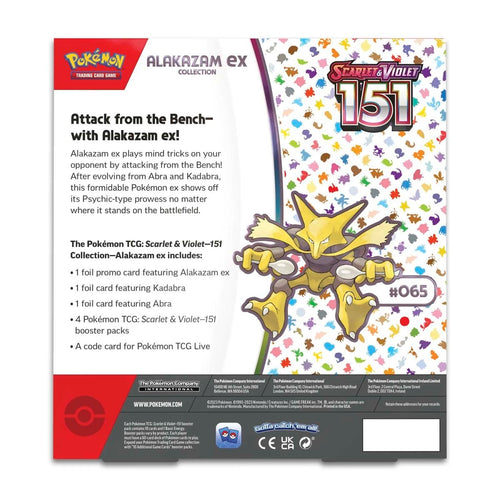 2023 Pokemon 151: Alakazam ex Collection